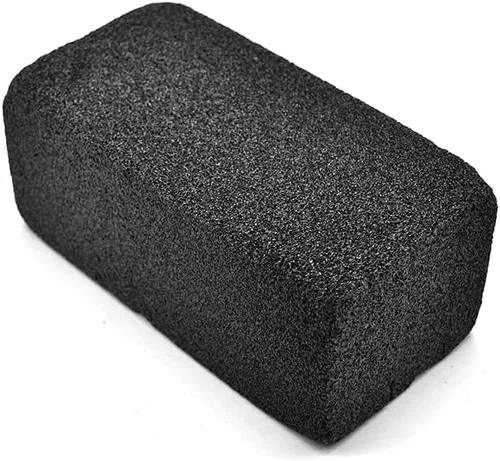 Miniatura 8 de Parrilla de piedra pómez de grado comercial de 8 x 4 x 3.5 pulgadas, parrilla de hierro fundido para ahumar limpia, parrilla de hierro