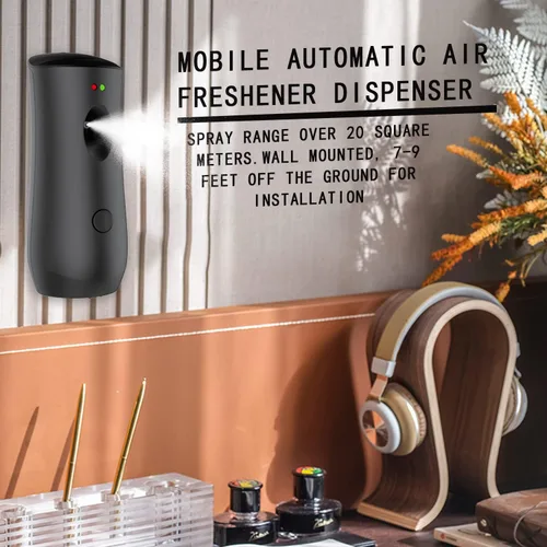 Miniatura 3 de Dispensador automático de ambientador, dispensador de ambientador montado en la pared/de pie, la máquina de fragancia en aerosol es adecuada