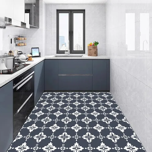 Miniatura 4 de Plantilla de azulejos reutilizables de 12 x 12 pulgadas, plantilla de mandala grande para pintar pisos, azulejos, hormigón, patio, pasarela, porche