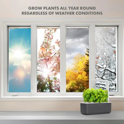 Miniatura 5 de Click & Grow Smart Garden 3 - Kit de jardinería para interiores (incluye cápsulas de albahaca)