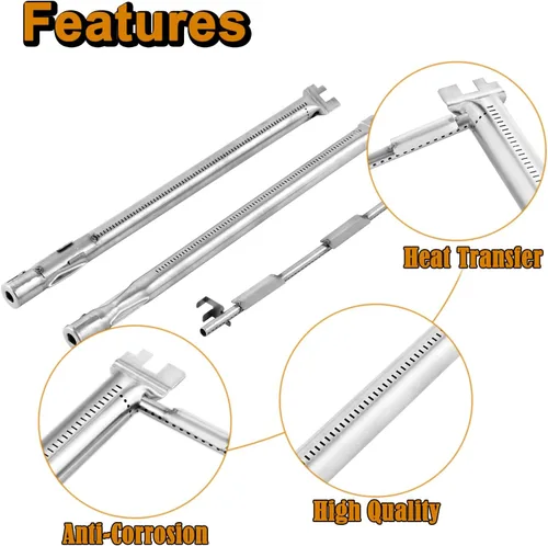 Miniatura 6 de 7635 15.3 Barras aromatizantes Spirit, 69785 Spirit Burner para Weber Spirit 200 Series, Weber Spirit E210, E220, S210, S220 46100001 46110001