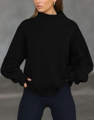 Miniatura 2 de Doshoop Women's Oversized Turtleneck Sweatshirt Long Sleeve Hoodies Casual Pullover Tops