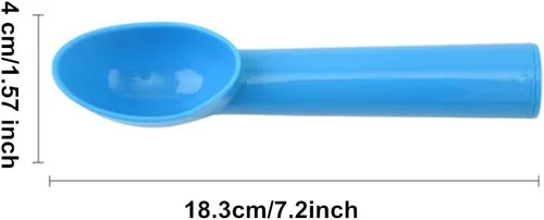 Miniatura 2 de Paquete de 4 cucharas de plástico para helados, antiadherentes, anticongelante, para frutas, sandía, yogur, bola de melón, cuchara de sorbete