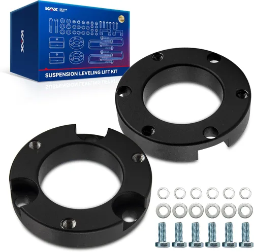 Miniatura 24 de KAX Kit de nivelación trasero de 1-2" Compatible con Jeep Cherokee 1984-2001 2WD/4WD Grilletes de bajada trasera de acero de alta resistencia