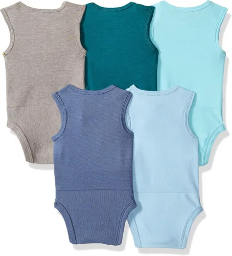 Miniatura 2 de Hanes unisex-baby Baby Bodysuits, Ultimate Flexy Sleeveless for Boys & Girls, 5-packbodysuit