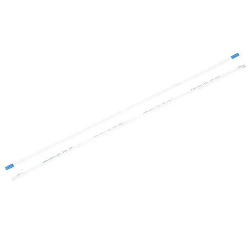 Miniatura 25 de uxcell Cable plano flexible, 10 pines de 0.020 in de paso de 5.906 in FPC FFC cable de cinta flexible para TV LCD, reproductor de DVD, laptop, 5