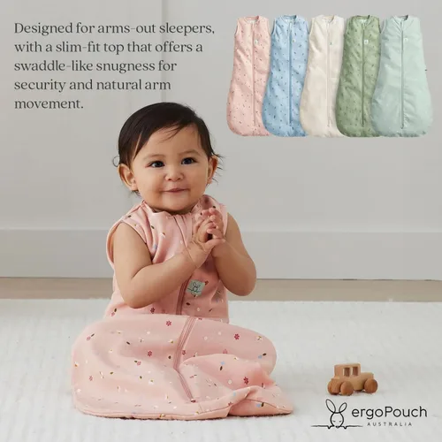 Miniatura 2 de ergoPouch - Saco de dormir de jersey para bebé – Saco de dormir con brazos libres – Suave, transpirable y cómodo para padres, Libélulas