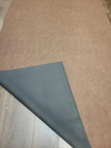 Miniatura 4 de NAT Leathers Café Nubuck Pulido Suave Piel Sintética Vegana de Poliuretano Aprobada por Peta 1 Yarda (91 cm de Largo x 137 cm de Ancho) Piel