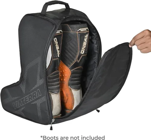 Miniatura 3 de ViaTerra Bolsa para botas de viaje para botas de motocicleta Disponible en 2 tamaños Compatible con botas altas hasta la rodilla de motocross