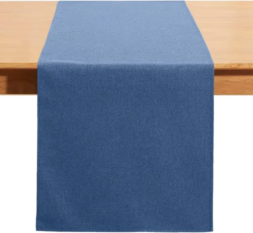 Miniatura 7 de Camino de mesa de 13 x 72 pulgadas de largo, algodón lino estilo granja gris mantel de mesa para cocina, comedor, mesa de café, fiestas, boda
