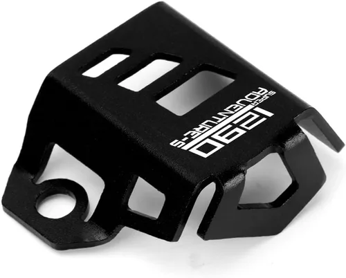 Miniatura 5 de Modeer Compatible con 1290 Super Adventure S 2016-2020 Motocicleta Depósito de Líquido de Frenos Traseros Protector de Cubierta Protección 1290 Negro