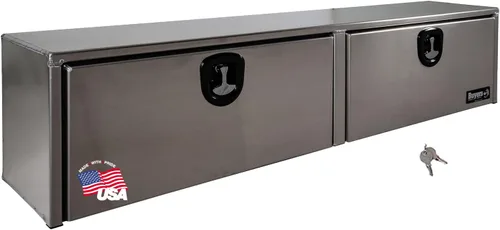 Miniatura 11 de Buyers Products 1751651 - Caja de camión de aluminio plateado con tapa superior, 72 x 13 x 16 pulgadas, Fabricada en EE. UU., Grado profesional