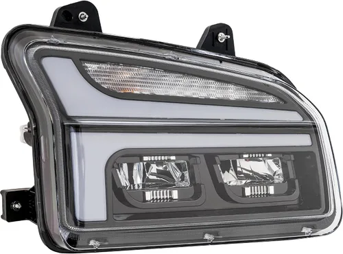 Garage-Pro Bombillas LED para faros delanteros del lado del pasajero para Kenworth T880 2014-2022, carcasa negra, faros LED que reemplazan a #