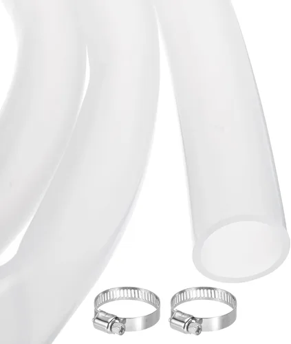 Miniatura 12 de MECCANIXITY 1 m de tubo de silicona transparente de goma de 1/4" ID 5/16" OD tubo de plástico manguera de aire flexible para elaboración de cerveza