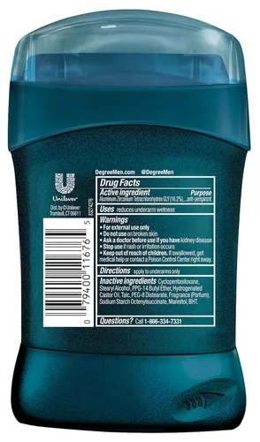 Miniatura 2 de Degree Dry Protection Antitranspirant & Cool Rush desodorante en barra para hombres, 1.7 onzas