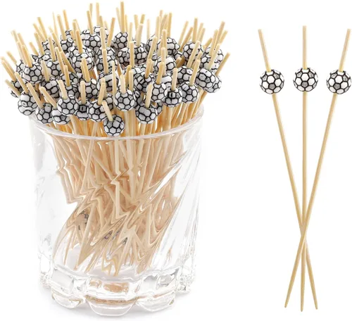 Miniatura 21 de 100 piezas de palillos de cóctel para bebidas, decoraciones de San Valentín, palillos de dientes elegantes para aperitivos, palillos de dientes