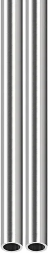 Miniatura 22 de DTGN Tubo de acero inoxidable 304 de 0.394 in x 0.016 in x 9.843 in (ODxWall TxL) - Paquete de 2 - Bueno para equipos de maquinaria - Tubería