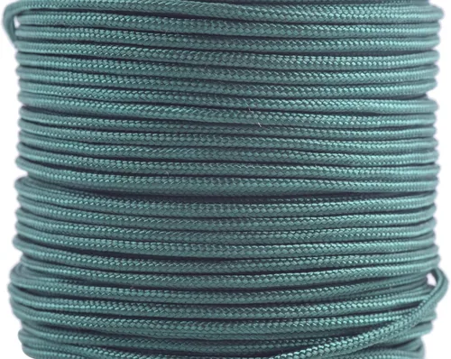 Miniatura 116 de KONMAY 1 rollo de cuerda de nailon para hacer pulseras de 150 yardas, trenzado de nailon Shamballa Macramé/cordón de cuentas de 0.4mm, cordón