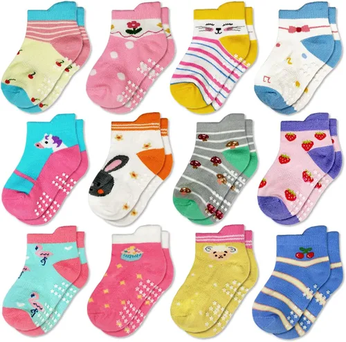 Miniatura 10 de Tphon Calcetines antideslizantes para niños y niñas de 0 a 7 años