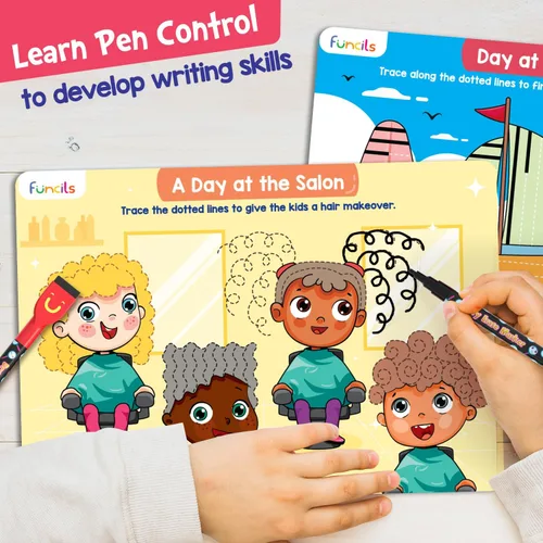 Miniatura 3 de Aprende a escribir para niños: juguetes y juegos educativos, actividades de aprendizaje preescolar y jardín de infantes, libro de práctica