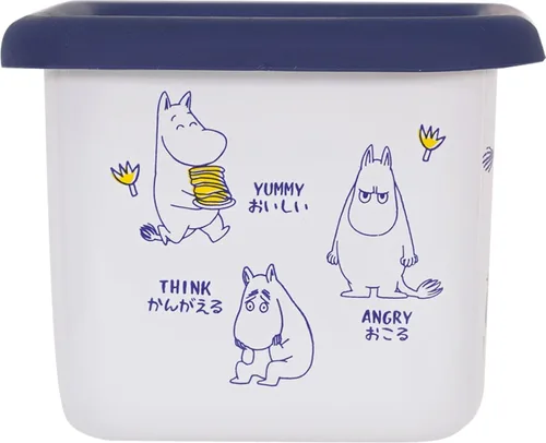 Miniatura 4 de Fuji Hollow MOYA-DS.B Moomin Arecole - Contenedor cuadrado profundo, S, 2.7 fl oz (0.7 L), Moomin
