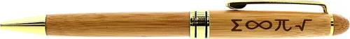 ThisWear Regalos de matemáticas para mujeres y hombres, símbolos matemáticos, bolígrafo grabado, regalo para matemáticos, bolígrafo de tinta de