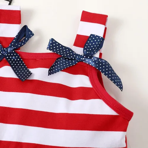 Miniatura 4 de LYSMuch Toddler Baby Girls 4th of July Outfit Independence Day Dress Kids American Flag Clothes
