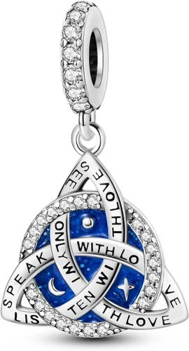 Miniatura 143 de Hapour Dijes de plata de ley 925 para pulseras, collar, joyería europea, colgante de cuentas para mujeres y madres