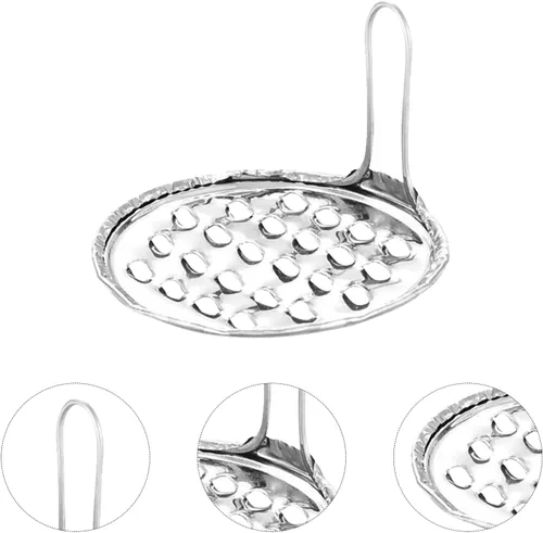 Miniatura 9 de Yardwe Raspador de gelatina de acero inoxidable, juego de 5 piezas, herramienta de cocina multiusos para fideos fríos, queso de frutas, queso