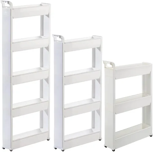 Miniatura 3 de Carrito de almacenamiento, Blanco, 1