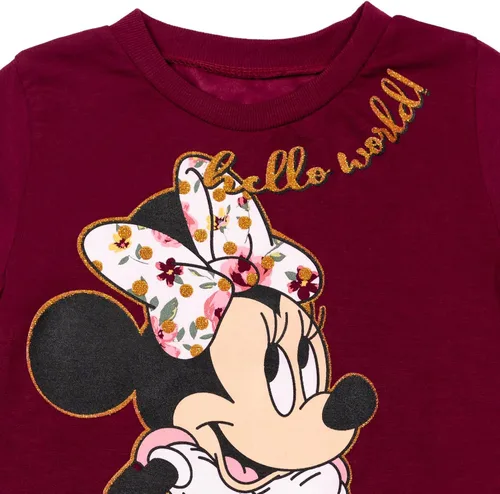 Miniatura 6 de Disney Conjunto de camiseta y leggings de moda con gráficos de Minnie Mouse