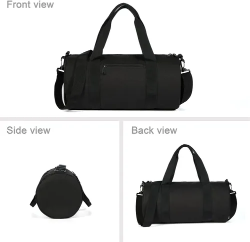 Miniatura 5 de Pequeña bolsa de gimnasio para mujeres y hombres, bolsa de deporte de fitness, bolsa de entrenamiento ajustable, correa de hombro desmontable