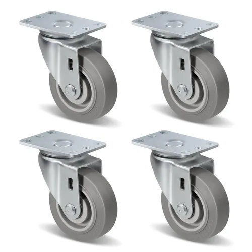 Miniatura 39 de Ruedas de Carretilla Ninoso, Juego de 4 Ruedas Industriales de Alta Resistencia de 4" con Capacidad de Carga de 1200 Libras, Ruedas para Carro