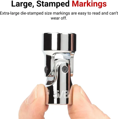 Miniatura 5 de TEKTON 1/4 pulgadas de accionamiento x 0.472 in poco profundo 6 puntos de conexión universal SHD08112