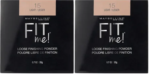 Miniatura 14 de Maybelline Fit Me - Polvo fijador suelto, polvo facial de maquillaje y polvo de acabado, Claro, 1 unidad