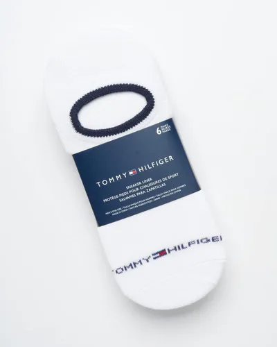 Miniatura 3 de Tommy Hilfiger Calcetines invisibles para hombre - Paquete de 6 mezcla de algodón elásticos suaves acolchados casuales atléticos deportivos forros