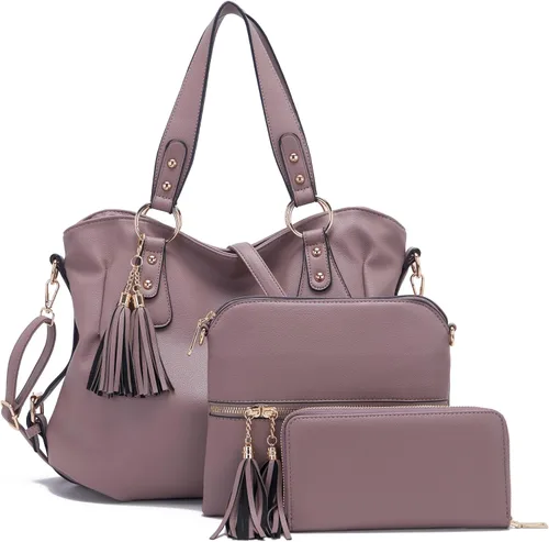 Miniatura 7 de Juego de carteras y carteras para mujer, bolso grande con cartera, 3