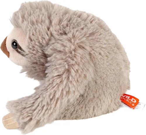 Miniatura 3 de Wild Republic Pocketkins - Perezoso ecológico, animal de peluche, 5 pulgadas, hecho de materiales reciclados, respetuoso con el medio ambiente