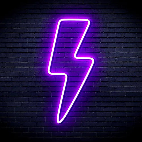 Miniatura 12 de ADVPRO Rayo Rayo Estándar Flex Silicona LED Neon Sign - Azul - st16s42-fnu0002-b