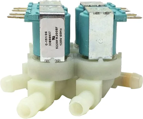 Miniatura 2 de [5220FR2008F Valve OEM Mania] Reemplazo 5220FR2008F compatible con entrada de agua de lavadora LG y pieza de repuesto de válvula dispensadora