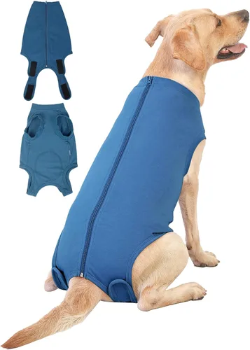 Miniatura 14 de Traje de recuperación de cirugía para perros – Después de la esterilización, heridas abdominales después de la recuperación quirúrgica, antilamida