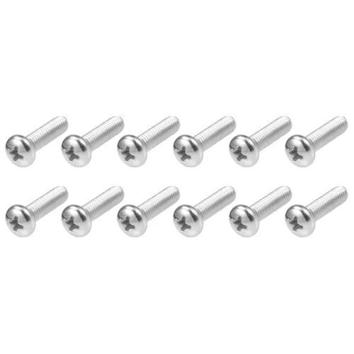 Miniatura 15 de METALLIXITY Tornillos de máquina (M2 x 0.118 in), 30 unidades, pernos Phillips cruzados de acero inoxidable 304, para instalación de muebles