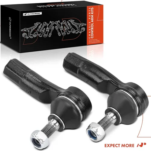 Miniatura 9 de A-Premium 2 extremos de barra de acoplamiento exteriores delanteros, compatibles con Volkswagen Jetta, Passat, Golf (R & Alltrack y SportWagen)