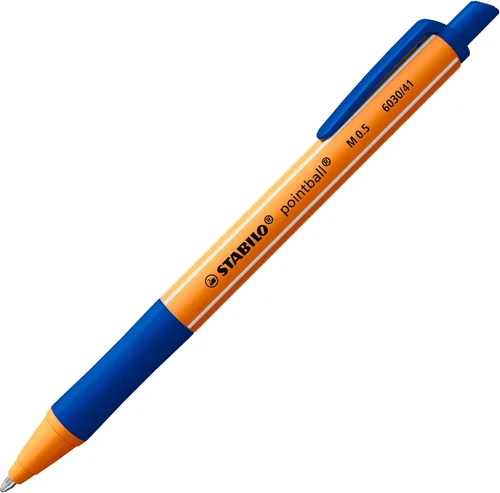 Miniatura 2 de STABILO - pointball - Bolígrafo - Paquete de 6 - Rojo, Azul, Negro, Verde, Turquesa, Lila
