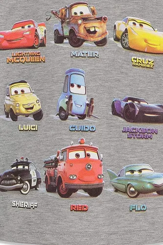 Miniatura 9 de Disney Pixar Cars Tow Mater Lightning McQueen - Paquete de 3 camisetas para bebés y niños grandes