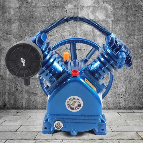 Miniatura 11 de Cabezal de bomba de compresor de aire, 5.5HP 21CFM 175PSI V-tipo 2-Cilindro Bomba Compresor de Aire Cabeza Doble Etapa 4KW