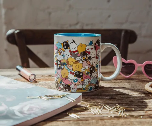 Miniatura 7 de Toynk Sanrio - Taza de cerámica con diseño de Hello Kitty And Friends, sin BPA, para expreso, té, capacidad para 20 onzas
