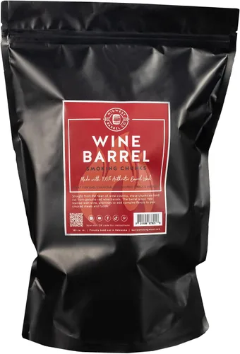 Miniatura 8 de Midwest Barrel Co. Bolsa de trozos de madera para barbacoa humeante de barril de bourbon - Trozos auténticos de madera de roble blanco americano