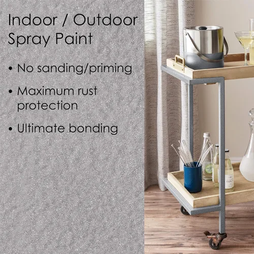 Miniatura 65 de Krylon Fusion - Pintura en aerosol adhesiva todo en uno para uso en interiores y exteriores, 12 onzas, aluminio