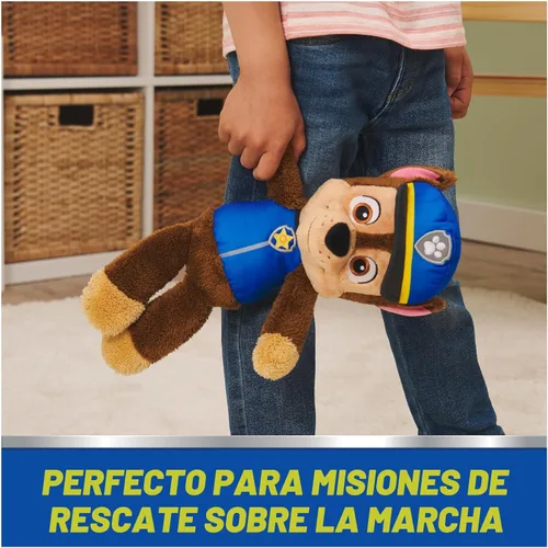 Miniatura 5 de GUND PAW Patrol Juguete Oficial de Peluche Chase Take Along Buddy, Animal de Peluche Premium para Edades de 1 Año en Adelante, Azul/Marrón, 13